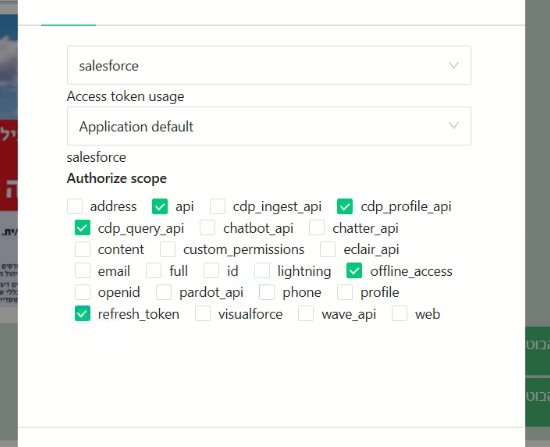 OAuth authorization / consent screen (example)